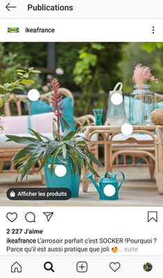 Photo - Ecran Instagram Ikea